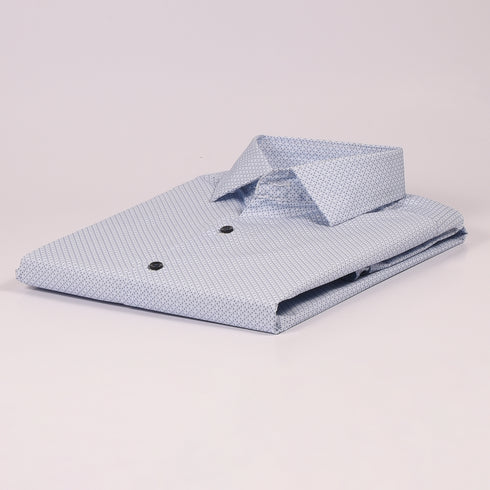 ZR Blue & White Bespeckle Shirt